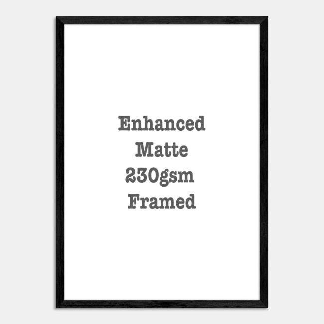 Enhanced Matte Framed